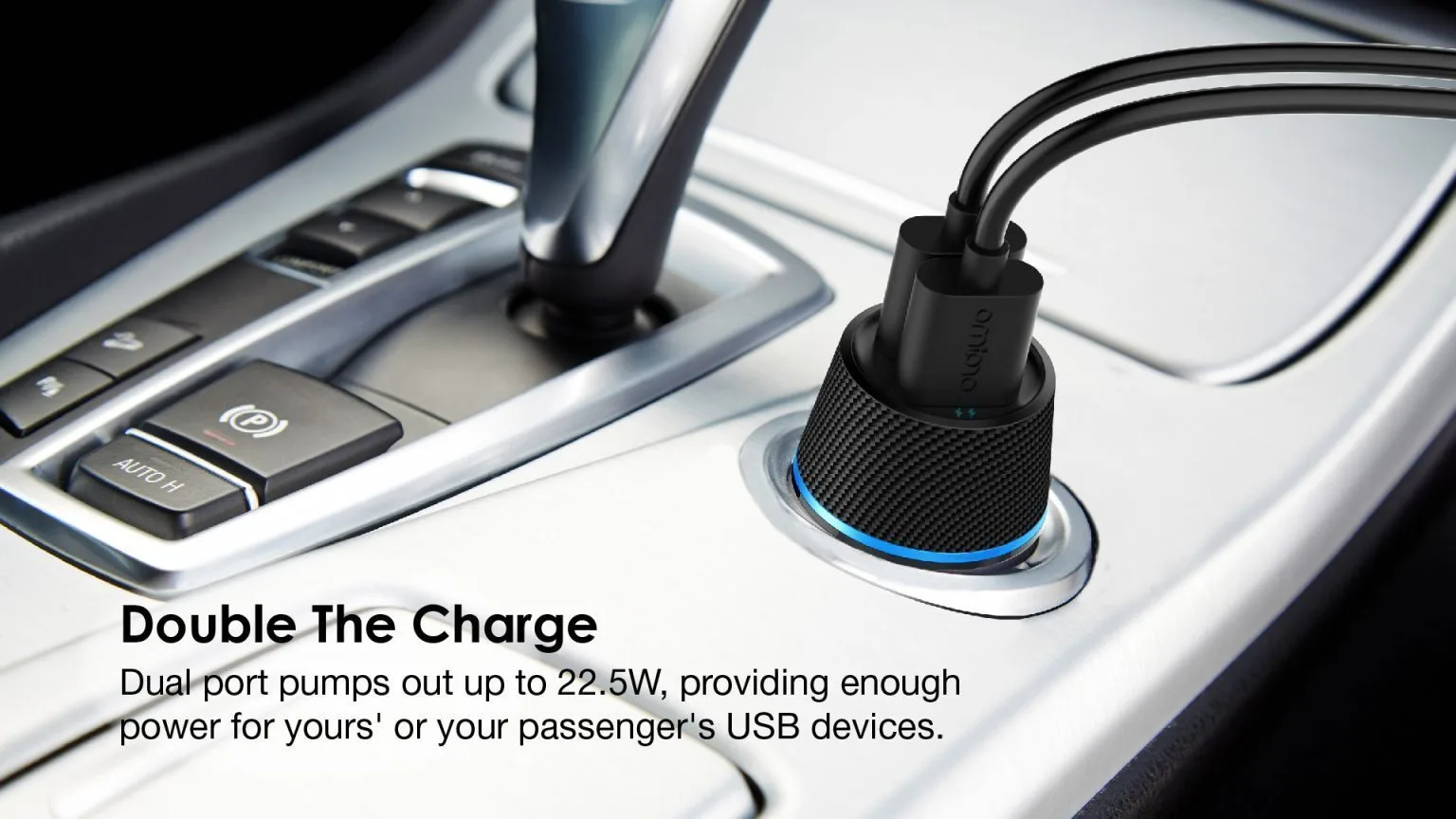 Oraimo Highway Dual Car Charger OCC-21D – Dual Output, Fast Charging, Multi-Protection