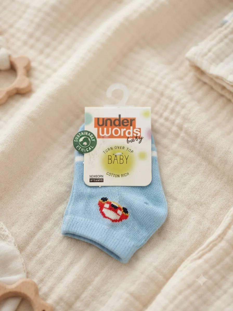 Baby Cotton Socks (6–24 Months)