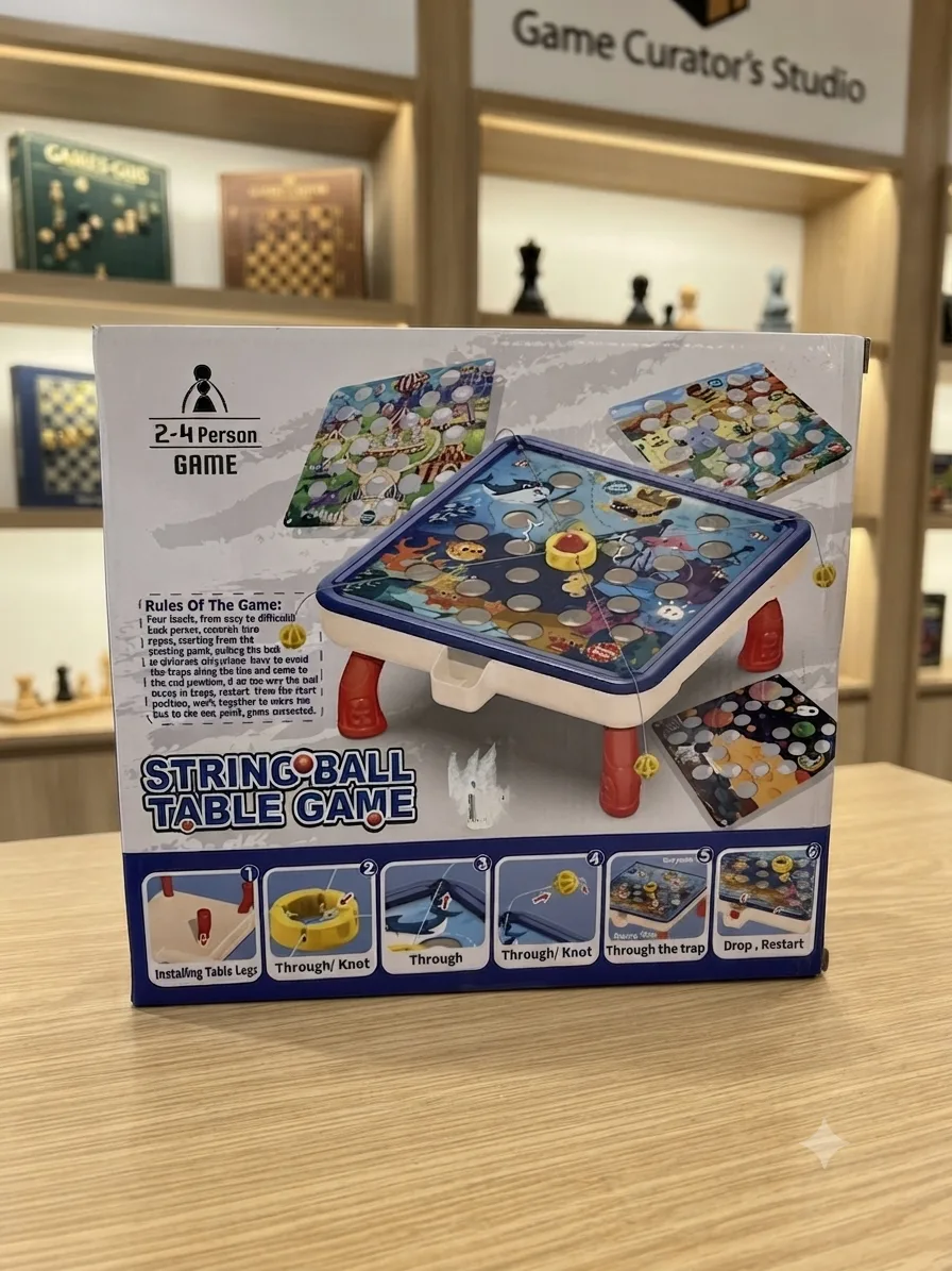 Kids String Ball Table Game