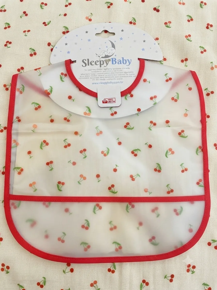 Waterproof Baby Bib with Food Catcher Pocket 