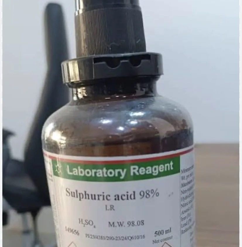 Sulfuric acid  H₂SO₄ %98