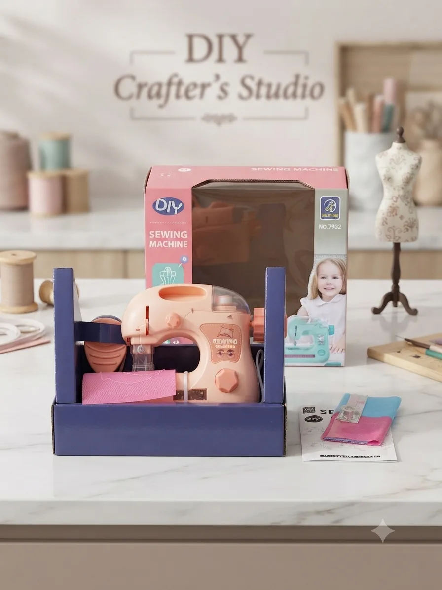 Kids Sewing Machine Play Set