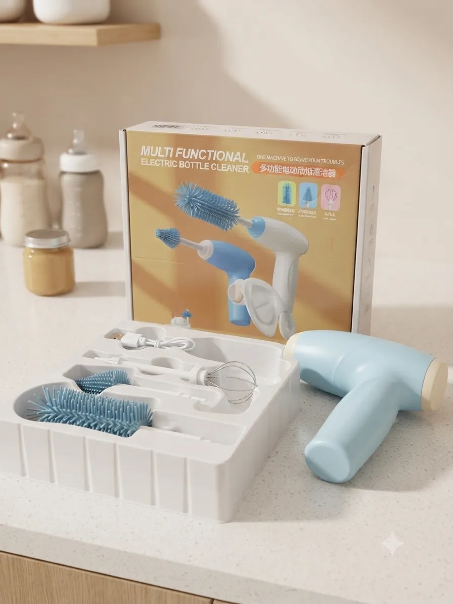 ئامێری کارەبایی پاککەرەوەی شوشەی منداڵ