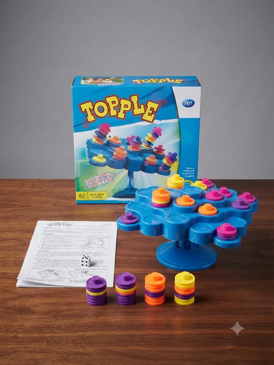 Topple Balance Stacking Game for Kids