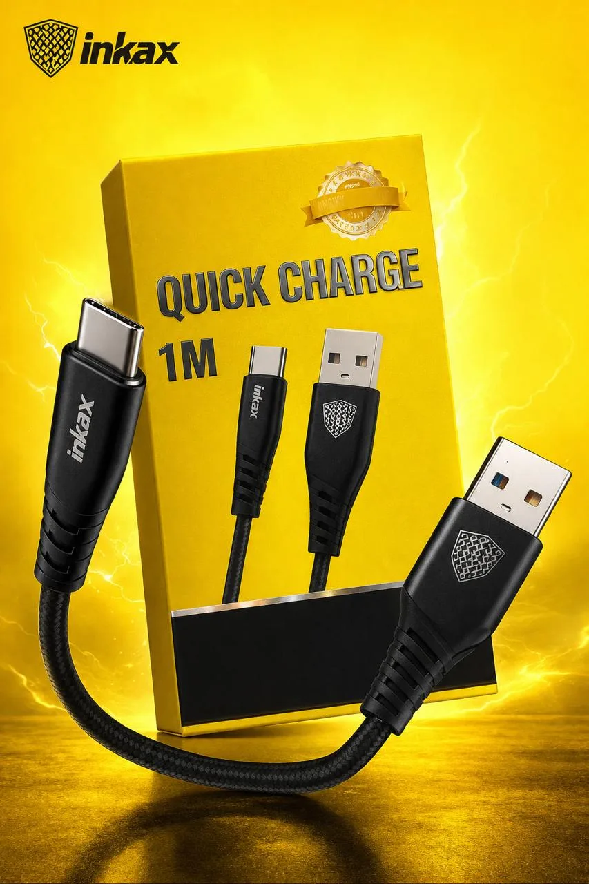Inkax Original 2.1A Type C Charger Cable CB-02