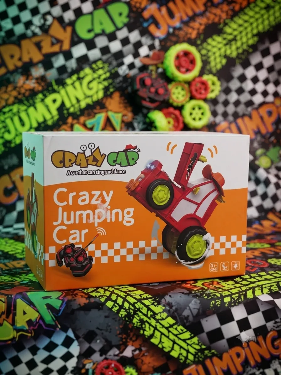 سەیارەی یاری کۆنترۆڵدار بازدەر (Crazy Jumping Car)