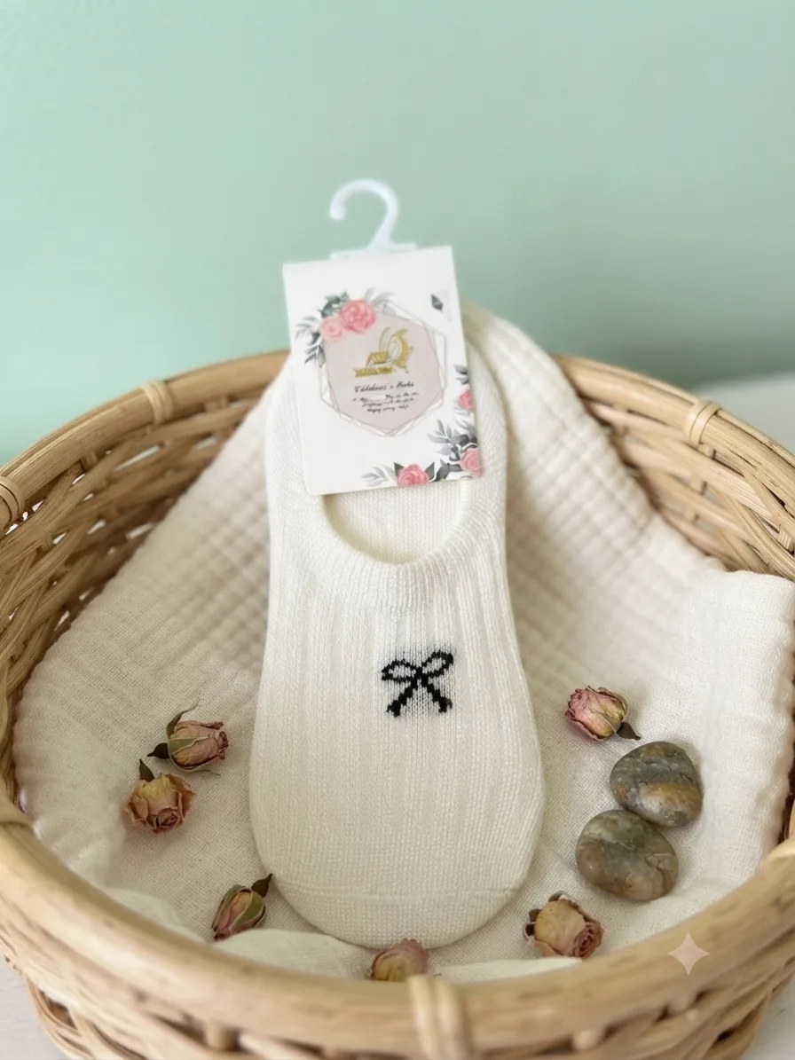 Plain Cotton No-Show Socks