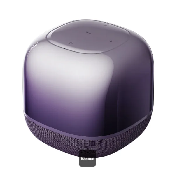 Baseus AeQur V2 Portable Wireless TWS Speaker - Bluetooth 5.0, 30 Hour Playtime, Powerful Bass and 3EQ Modes - Purple