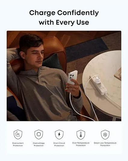 شەحن کامل ئەنكەر زۆلۆ GaN USB-C بقوة 30 وات