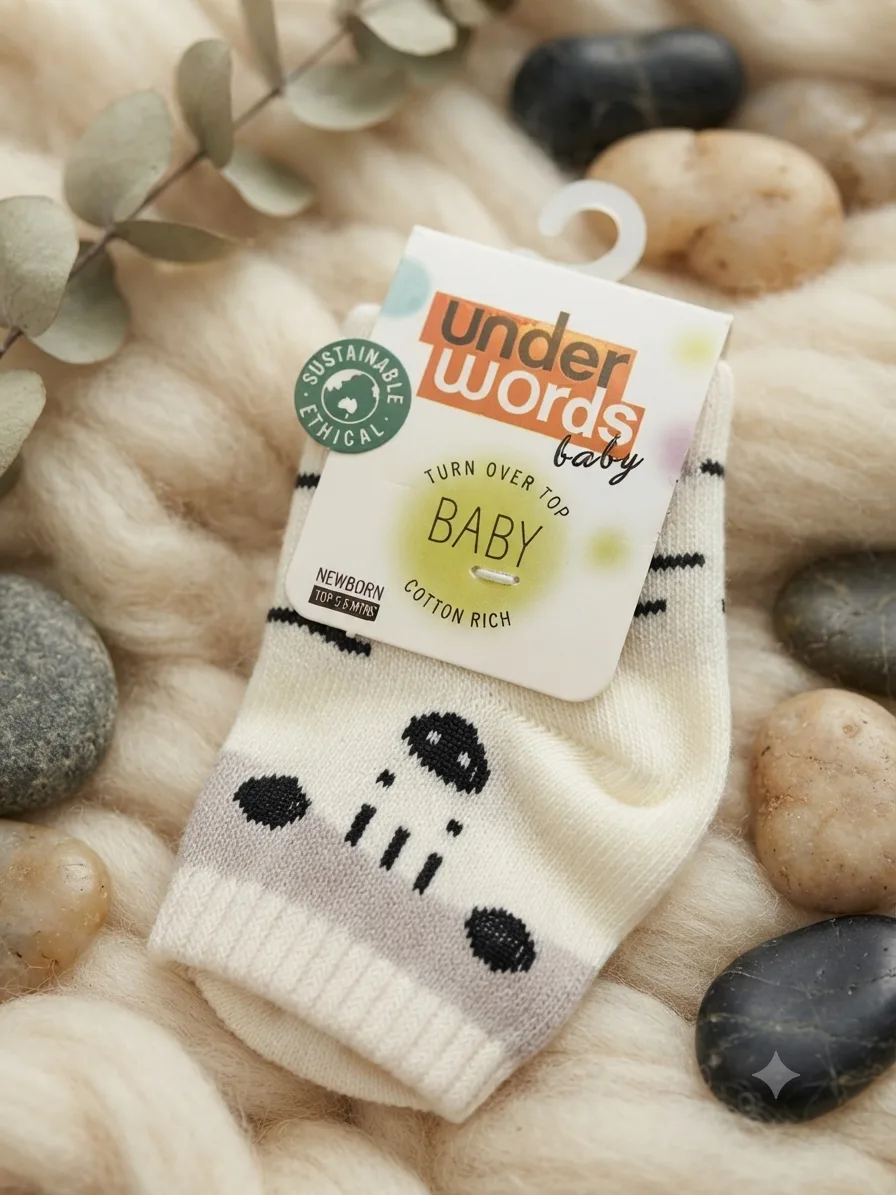 Baby Cotton Socks with Animal Patterns (6–24 Months)