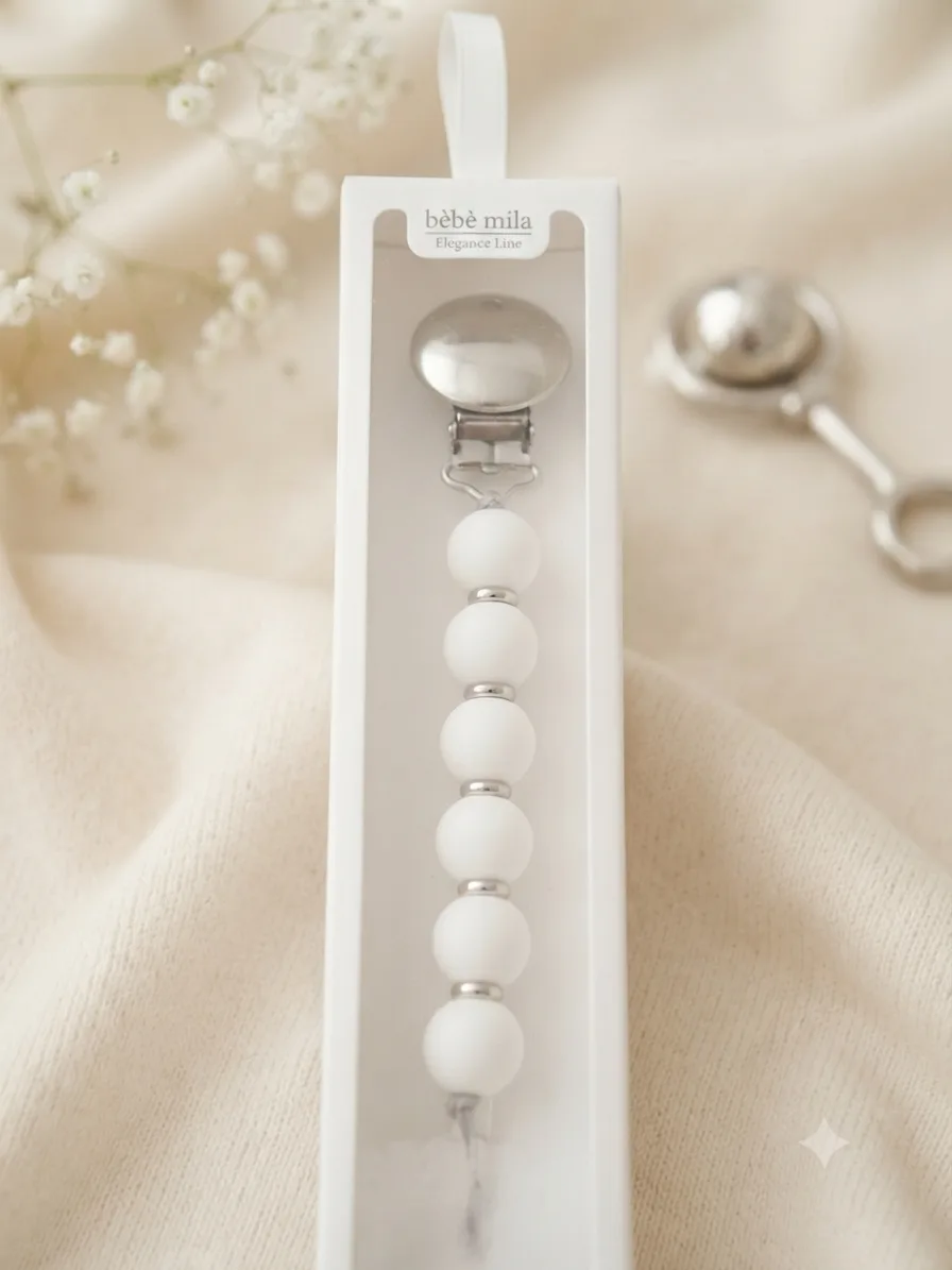     Bébè Mila Simple Silicone Pacifier Chain
