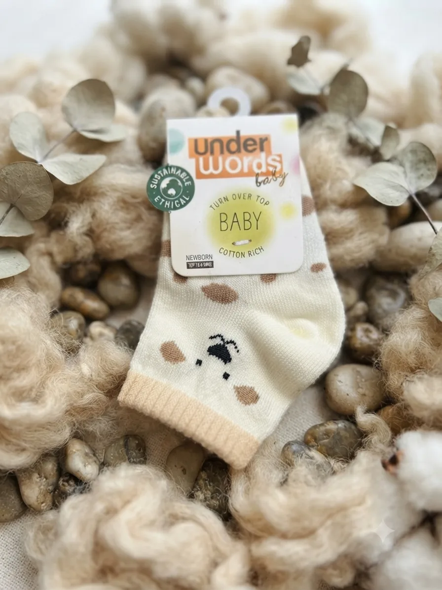 Baby Cotton Socks with Animal Patterns (6–24 Months)