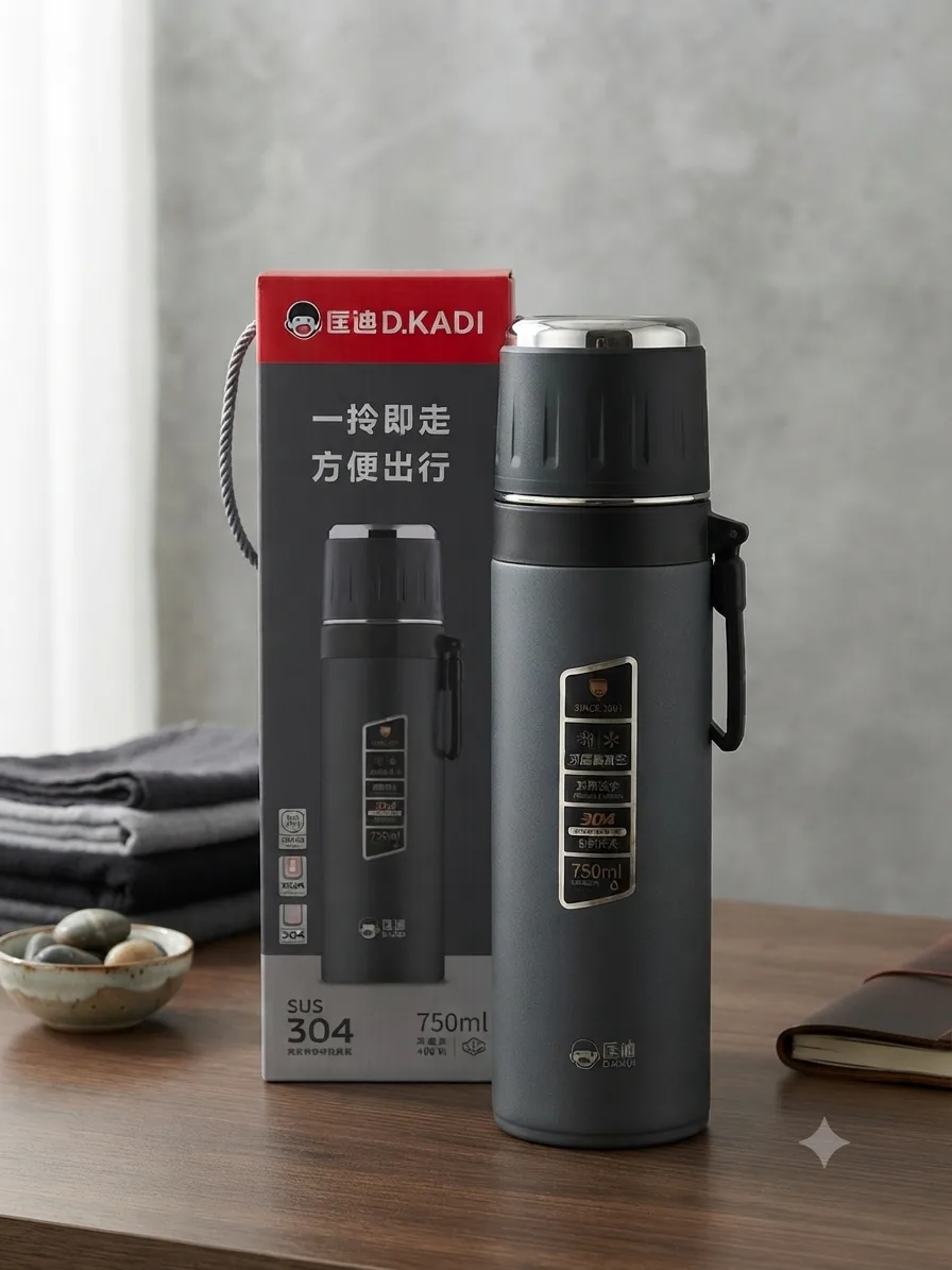 750ml Stainless Steel Vacuum Insulated Thermos Bottle