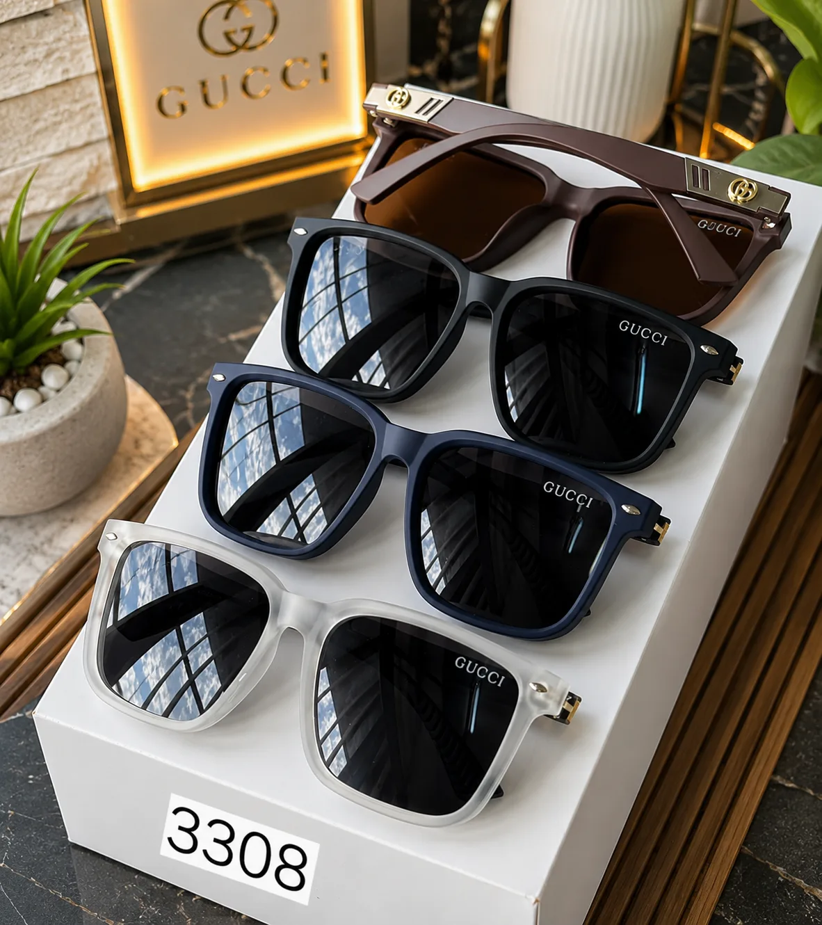 نظارات شمسية Polarized ماستر كوالتي یدە سبرنک ماركةGucci