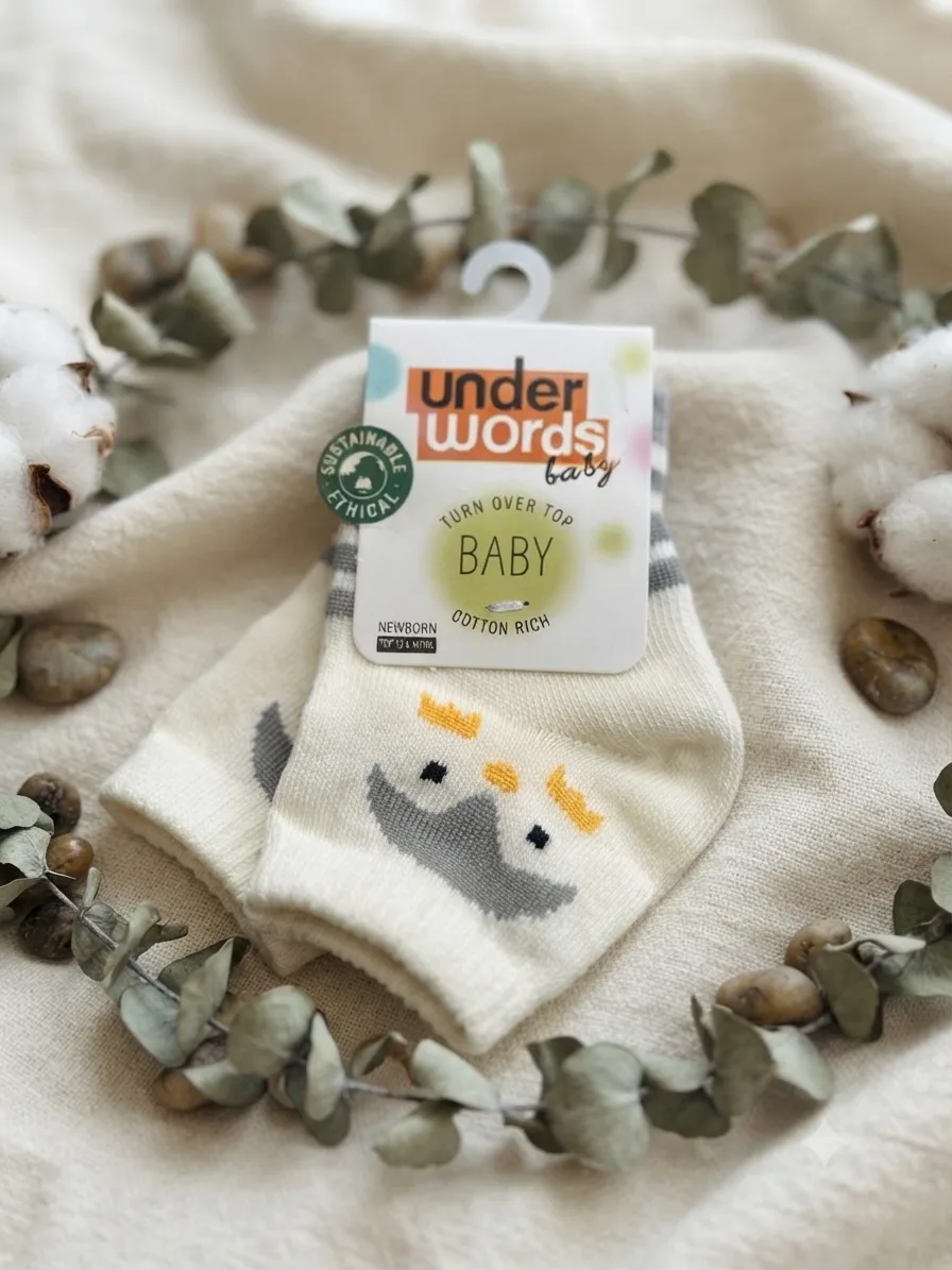 Baby Cotton Socks with Animal Patterns (6–24 Months)