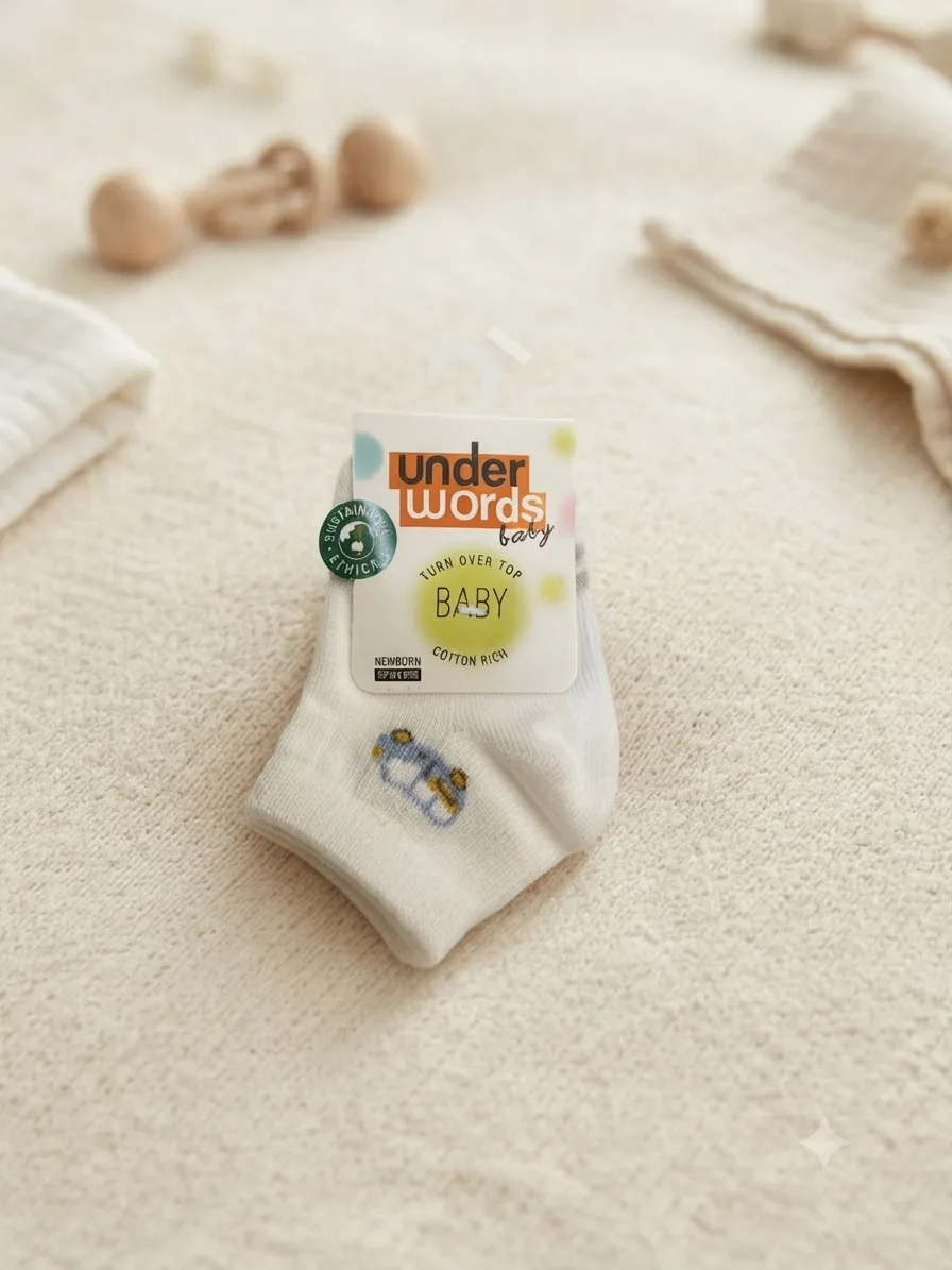 Baby Cotton Socks (6–24 Months)