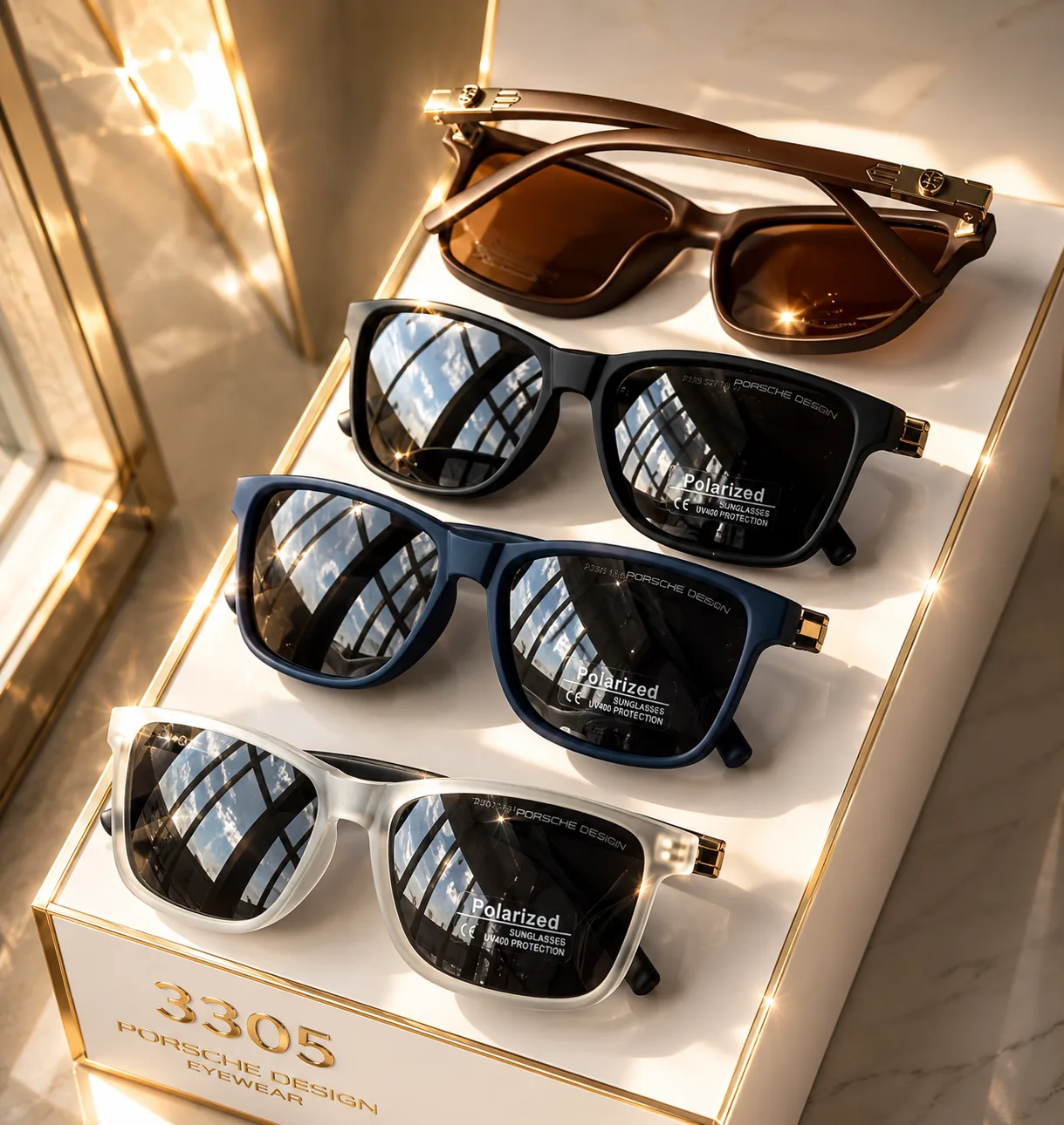 نظارات شمسية Polarized ماستر كوالتي یدە سبرنک ماركةPIRSCHE DESIGN