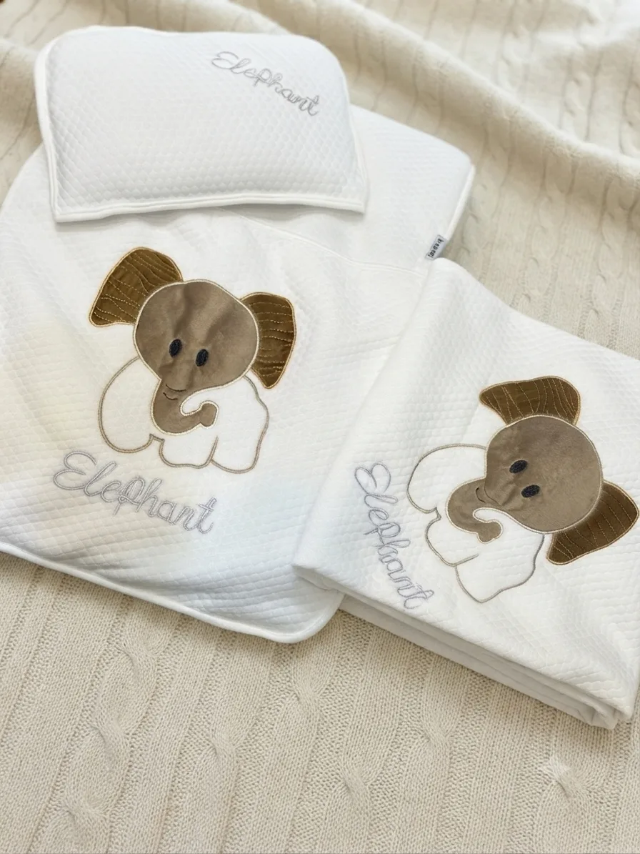 My Baby 3-Piece Baby Mattress & Pillow Set – Animal Design