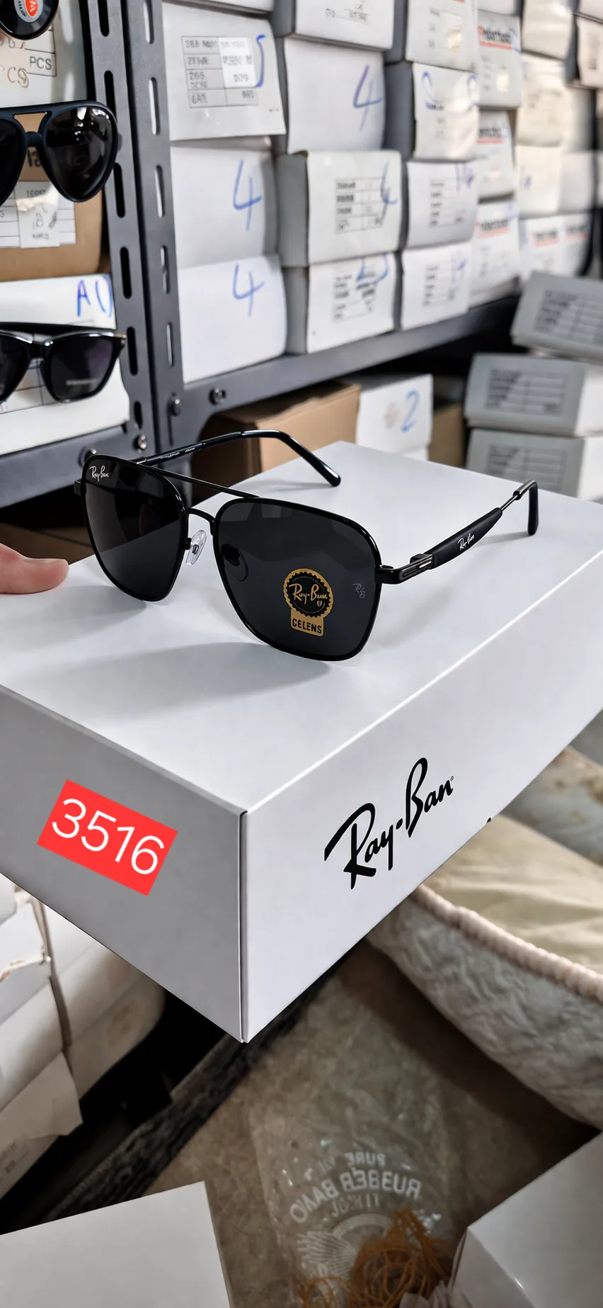 نظارات شمسية UV400 ماستر كوالتي ماركة Ray.Ban 