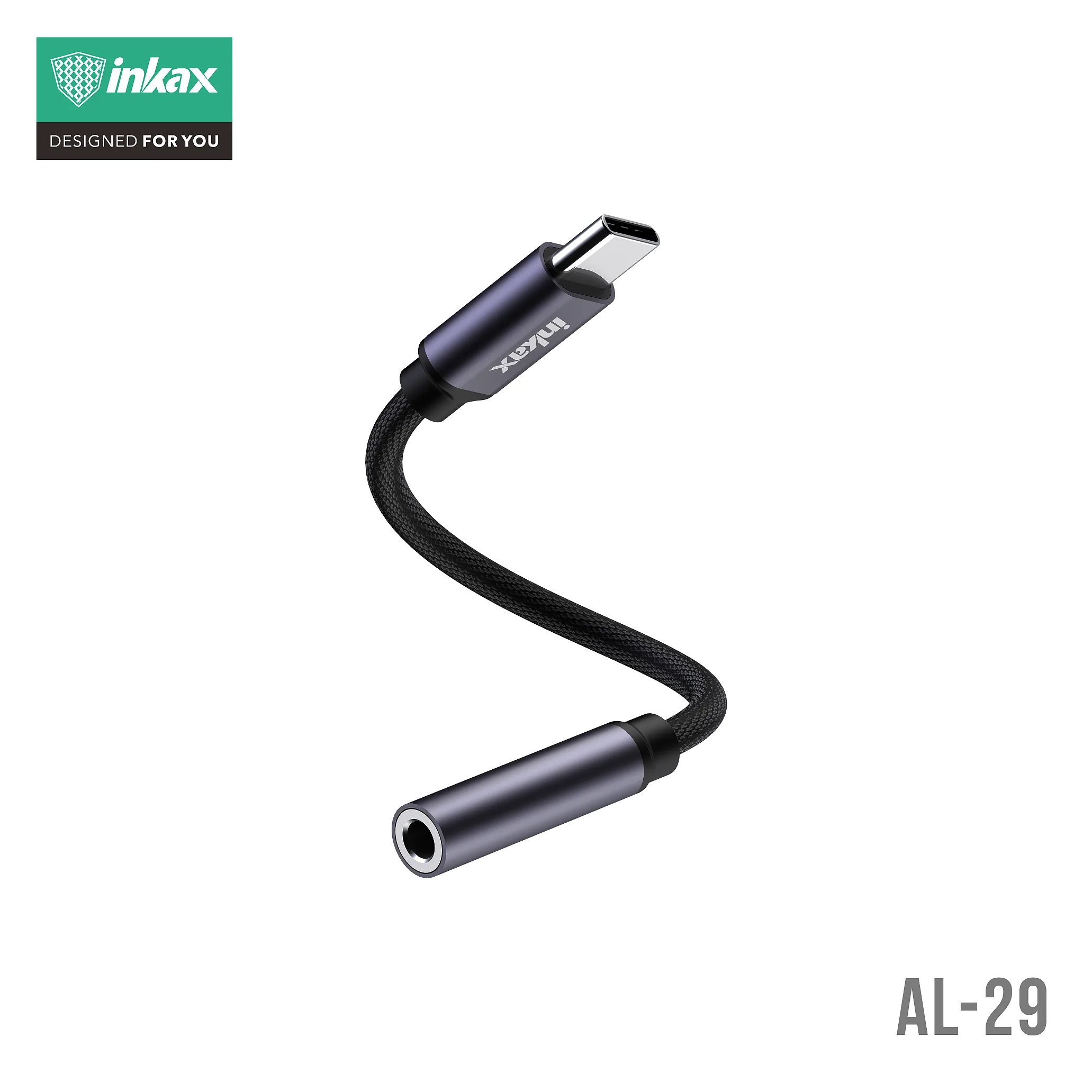INKAX AL-29 Type-C to 3.5mm female audio cable