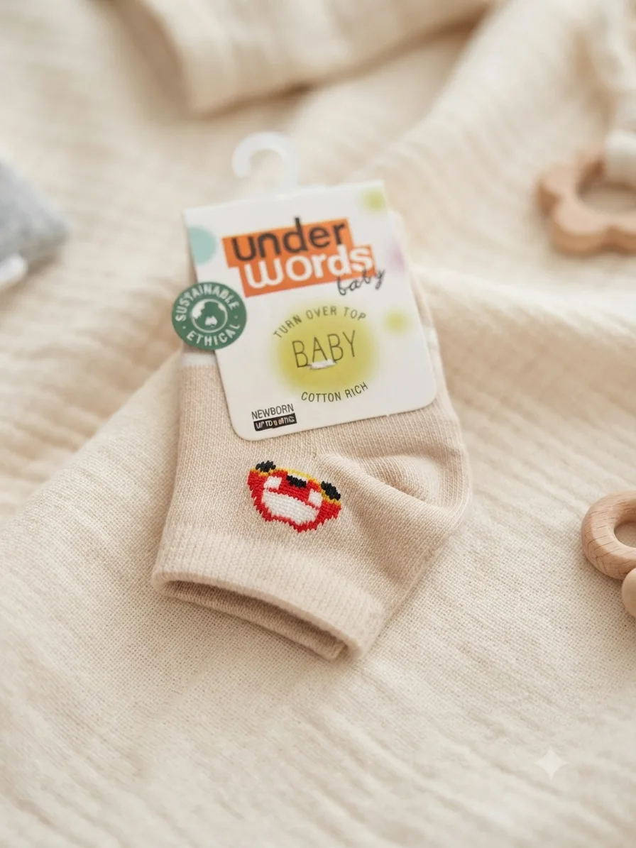 Baby Cotton Socks (6–24 Months)