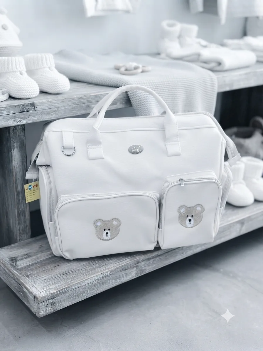M&Y Leather Baby Diaper Bag