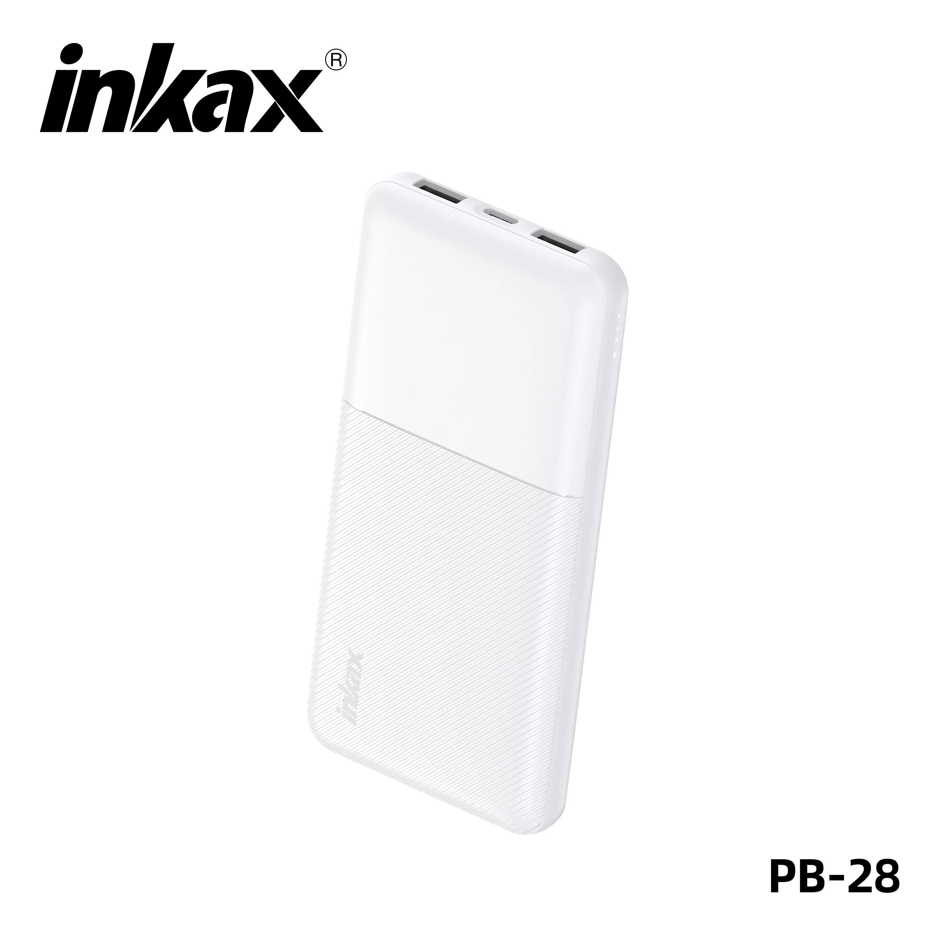 PB-28-10000mAh 2A Power Bank Full Capacity Battery Cell with Light