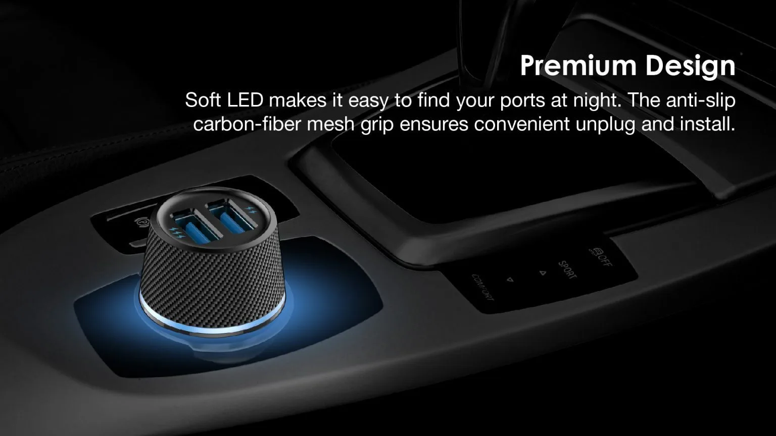 Oraimo Highway Dual Car Charger OCC-21D – Dual Output, Fast Charging, Multi-Protection