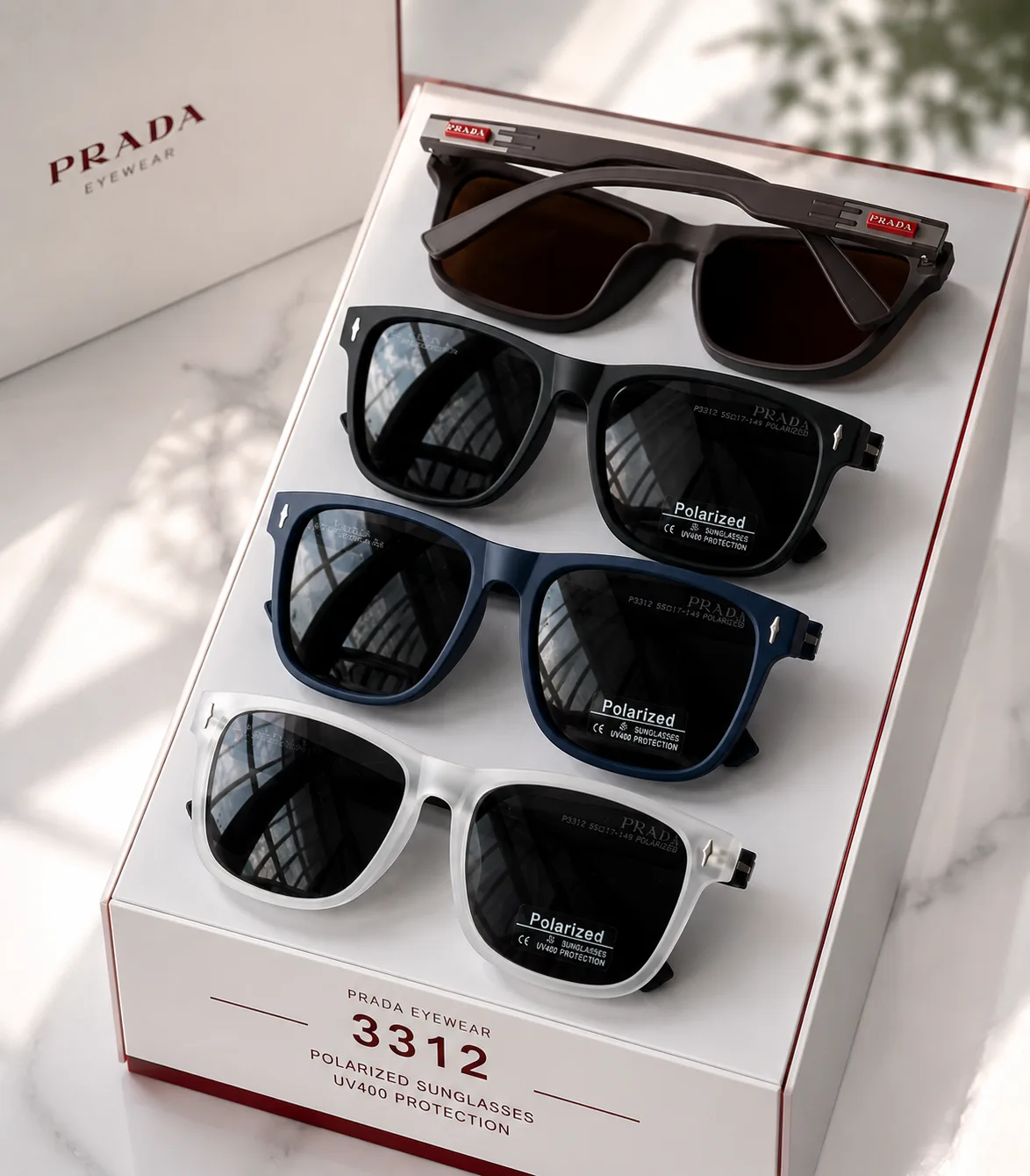 نظارات شمسية Polarized ماستر كوالتي یدە سبرنک ماركة Prada