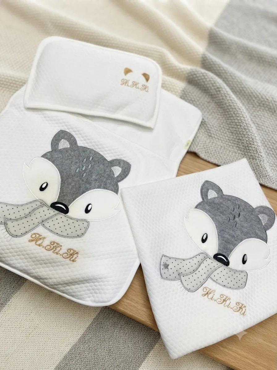 My Baby 3-Piece Baby Mattress & Pillow Set – Animal Design