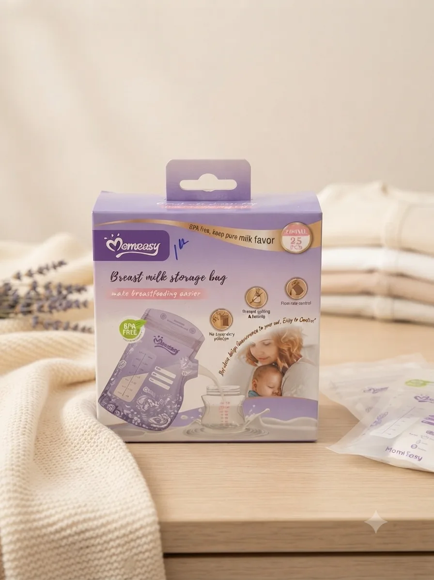 Momeasy Breast Milk Storage Bags (200 ml – 25 Pieces)