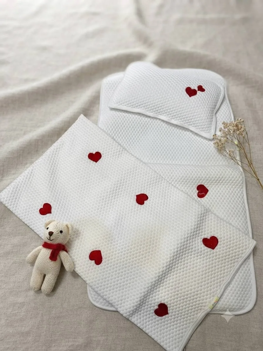 My Baby 3-Piece Baby Mattress & Pillow Set – Animal Design