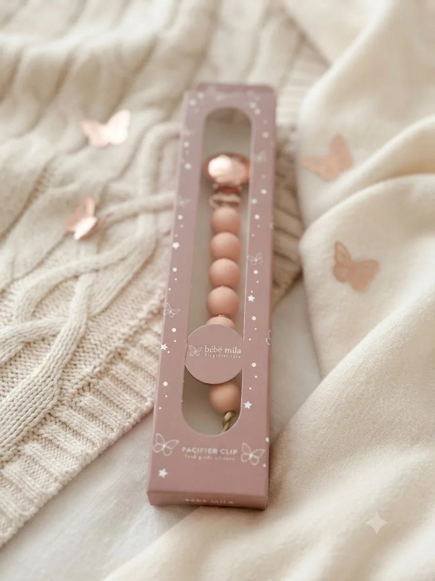     Bébè Mila Simple Silicone Pacifier Chain