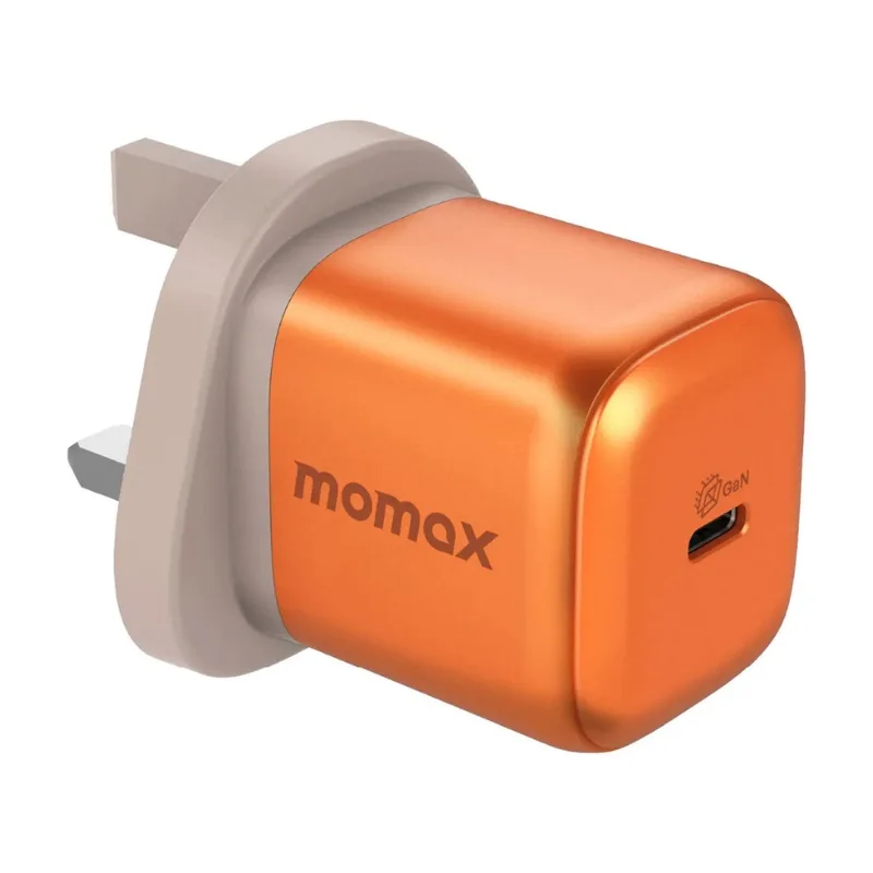 Momax Elite Charging Essential (45W GaN Charger+60W USB-C to USB-C Braided Cable 1.5m)-Orange