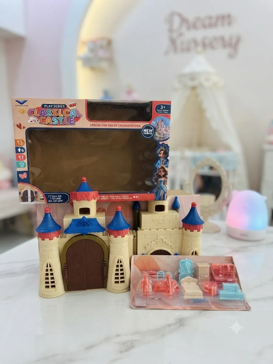 طقم لعبة قصر الأميرة للأطفال