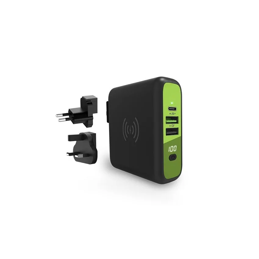 Goui - Mbala - Wall charger, + Power Bank 8000 + Qi