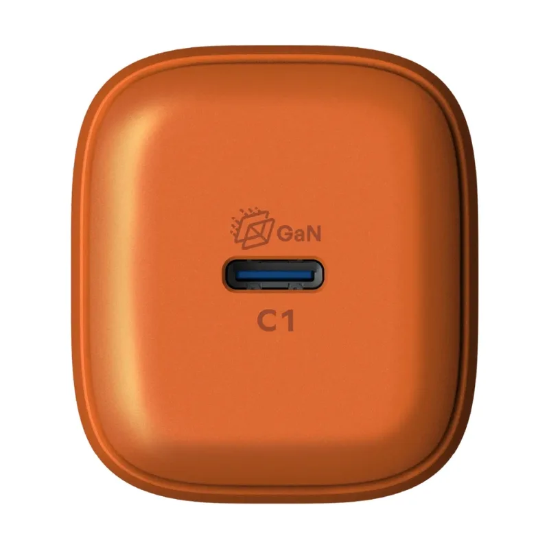 Momax Elite Charging Essential (45W GaN Charger+60W USB-C to USB-C Braided Cable 1.5m)-Orange