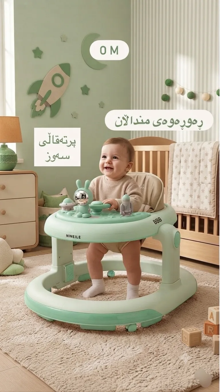 ڕەورەوەی چوارگۆشەی منداڵ شێوەی کەروێشک